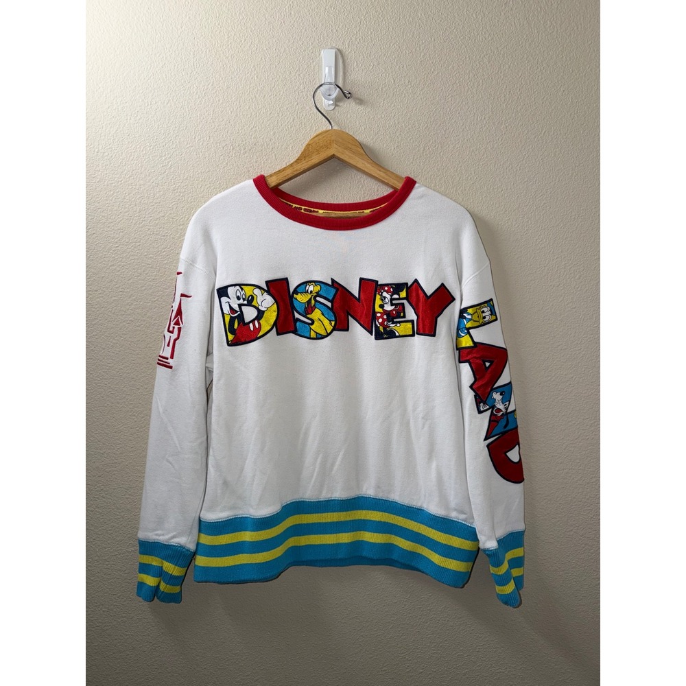 Womens Disneyland Crewneck Sweatshirt Size Medium